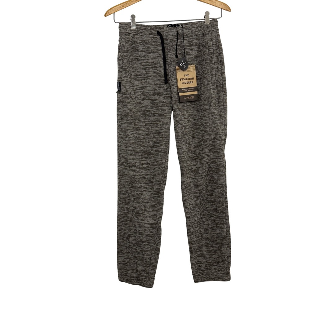 Coalatree Evolution Joggers Womens Small Brown Heathered Recycled Eco Soft NWT